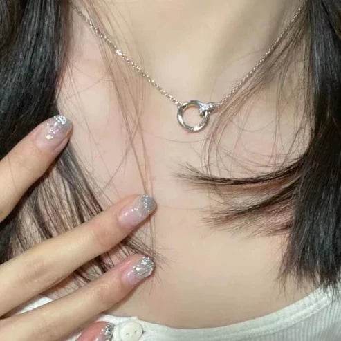 necklace gift for boyfriend or girlfriend clavicle chain.
