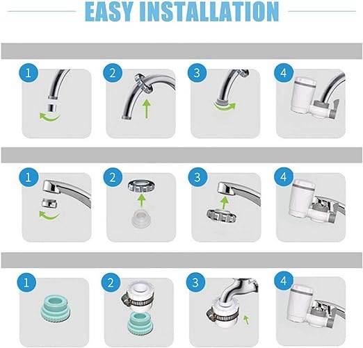 faucet water filter with activated carbon