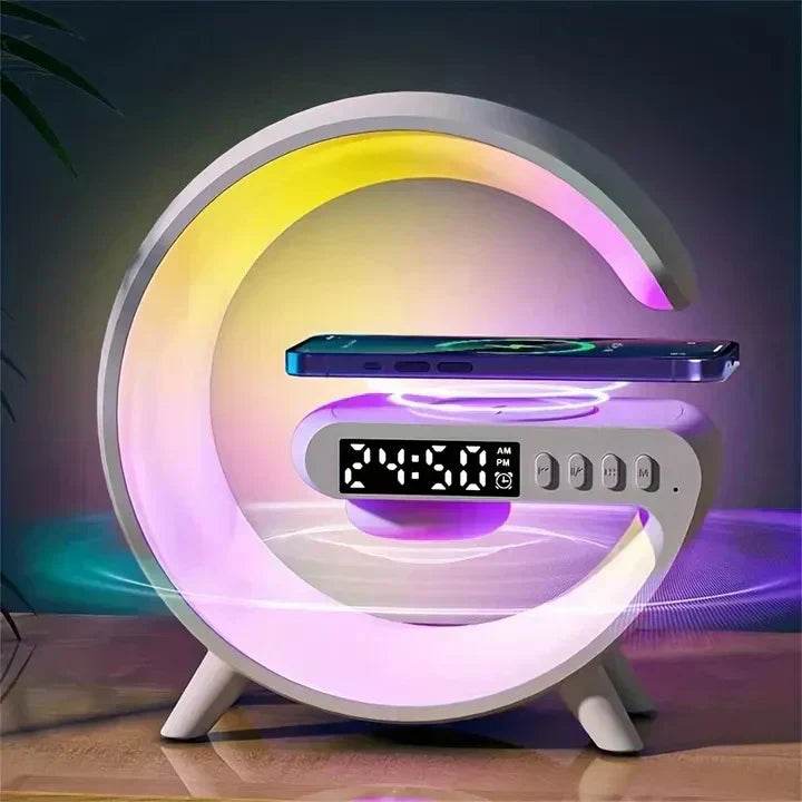 led wireless charger speaker