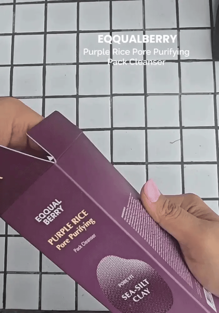 eqqual berry - purple rice skincare duo