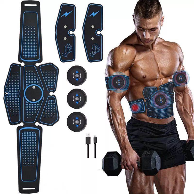 abdominal muscle training with ems fitness equipment