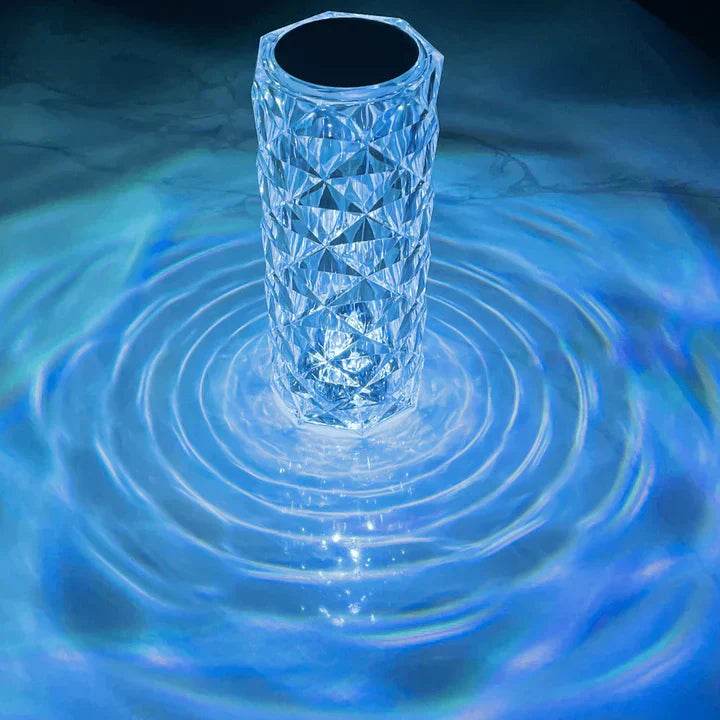 led crystal table lamp