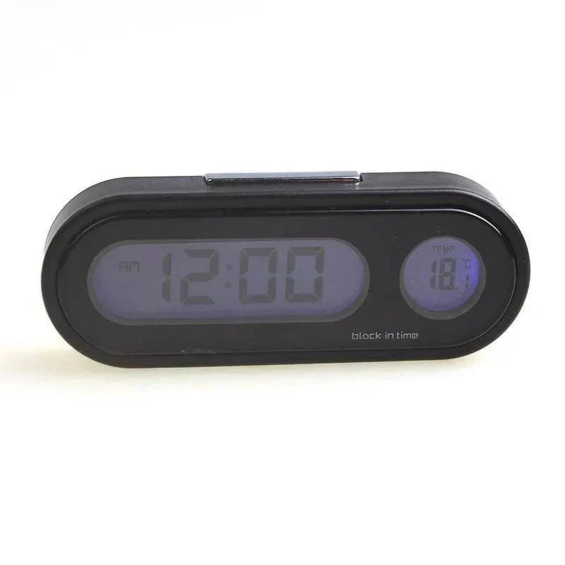 car clock thermometer two-in-one luminous electronic watch car
