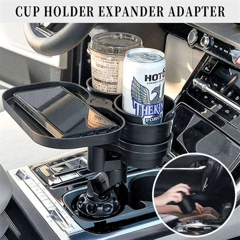 car cup holder with wireless charging
