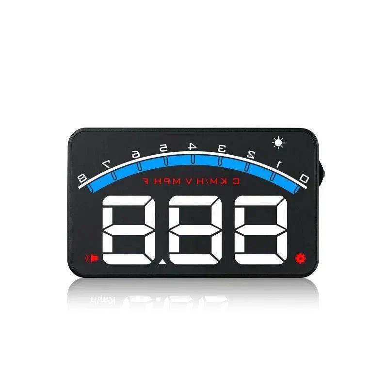 car mounted hud head up display fuel consumption voltage projector