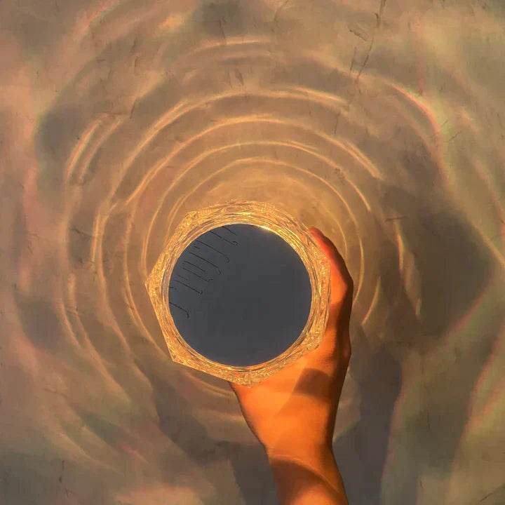 led crystal table lamp