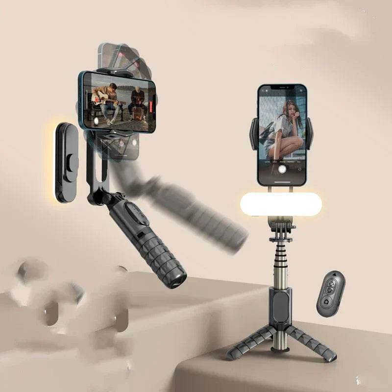 hand-held tripod head stabilizer selfie stick anti-shake