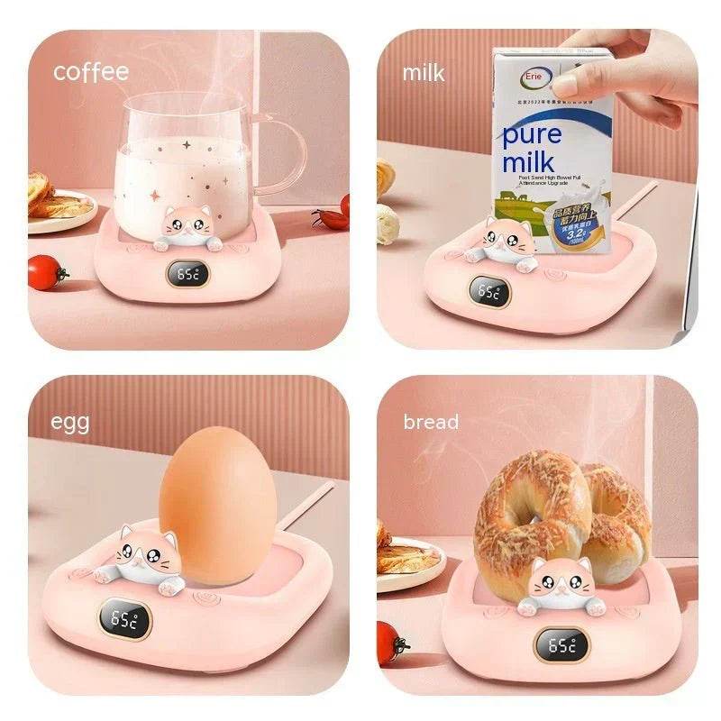 home office cute pet constant temperature cup warming holder winter gadgets