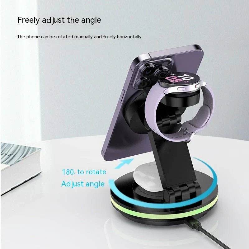 magnetic folding wireless charging bracket