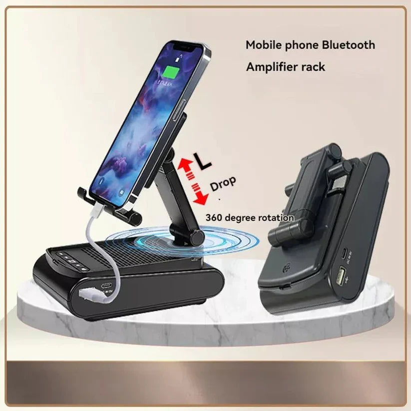 mobile holder with speaker (f15)