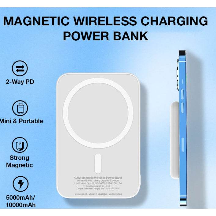 magsafe magnetic wireless power bank  iphone and android supported