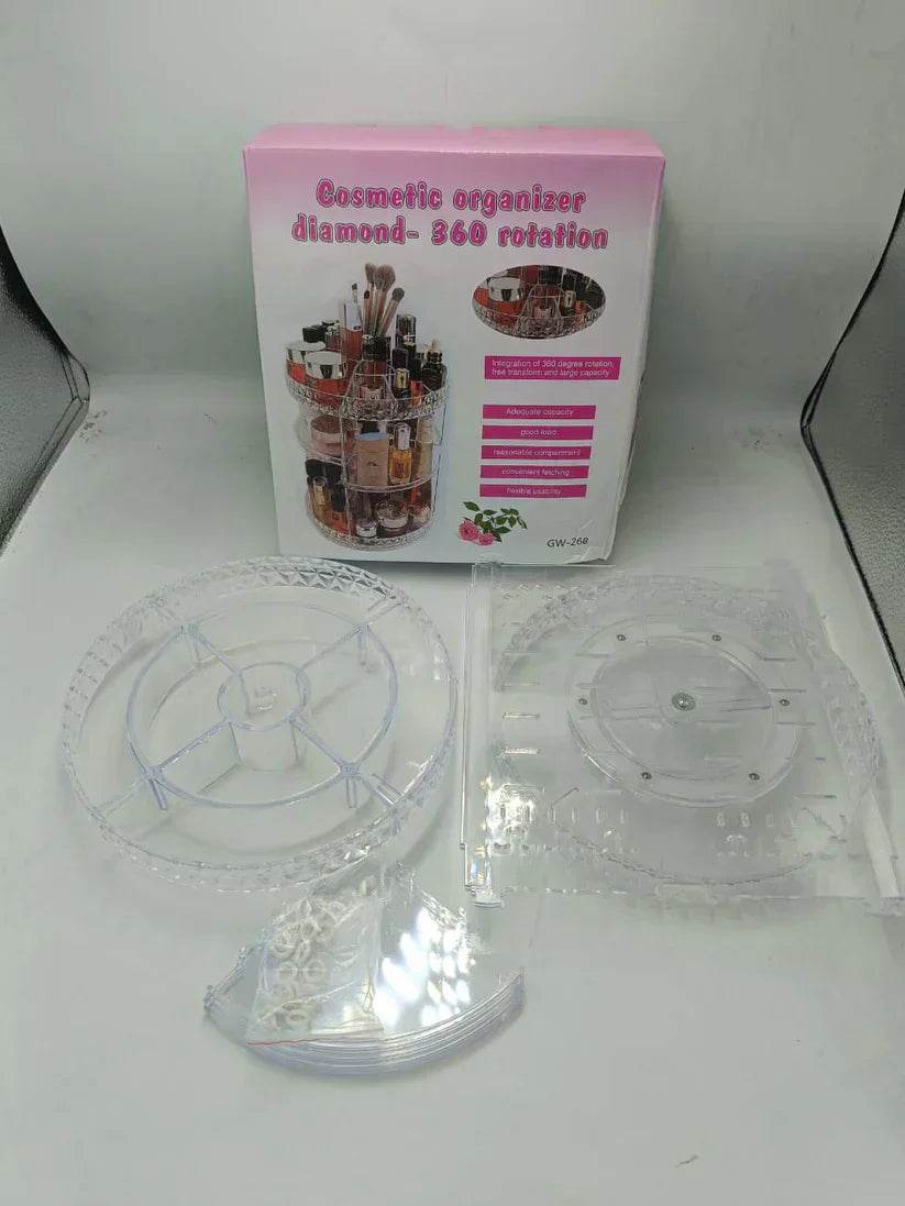 rotating cosmetic organizer