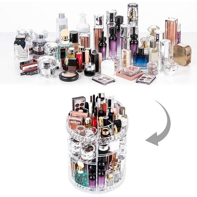 rotating cosmetic organizer