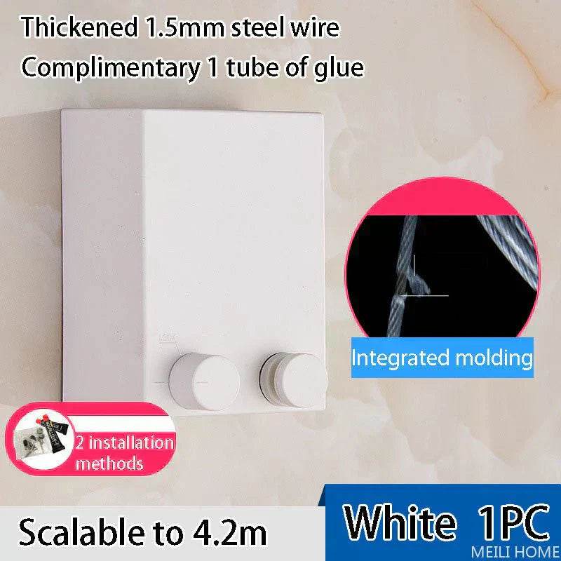 telescopic clothesline clothes drying rope